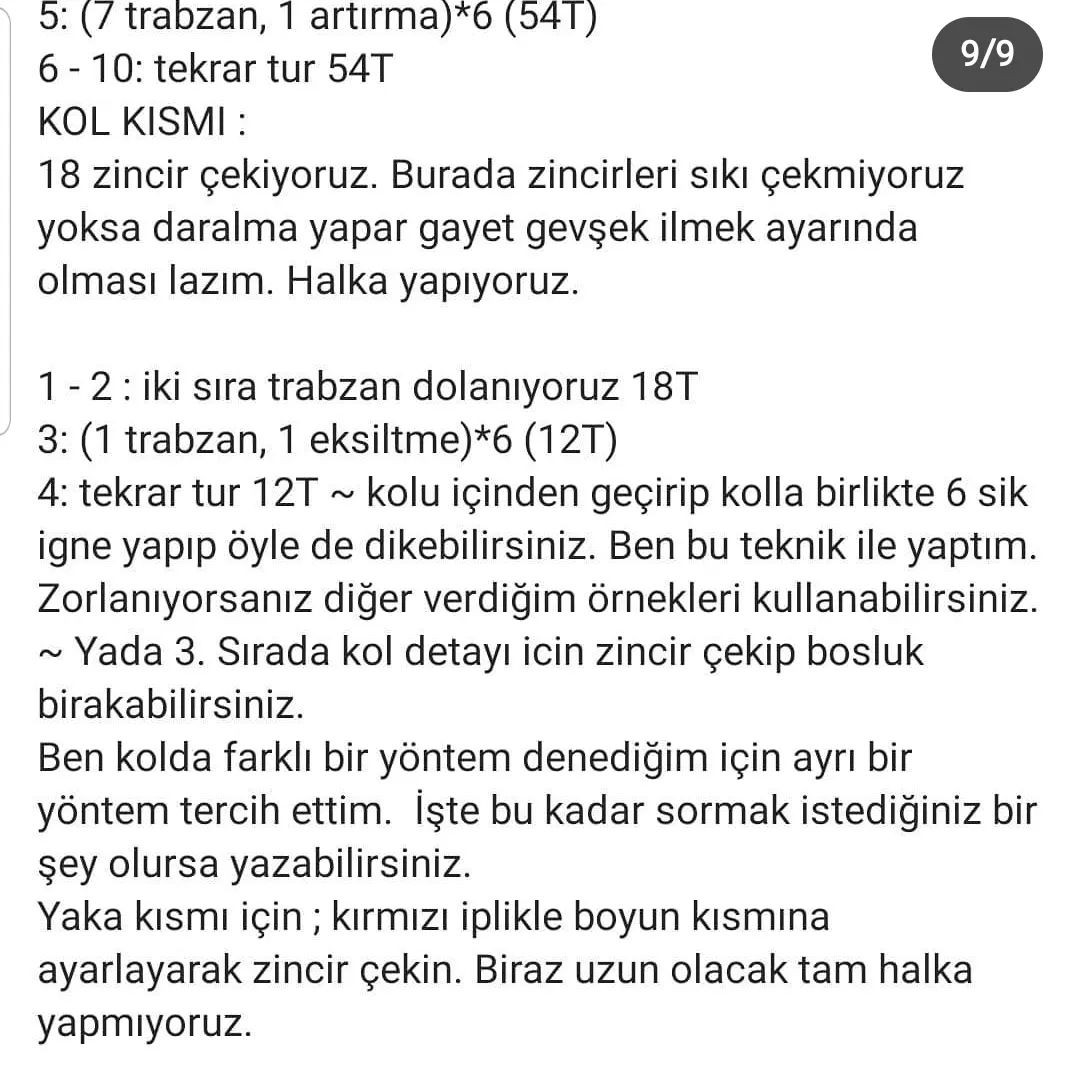 Caillou Amigurumi Tığ İşi Şeması