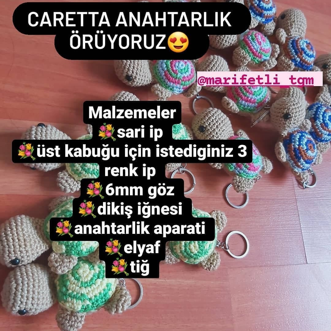 CARETTA ANAHTARLIK ÖRÜYORUZ 😍