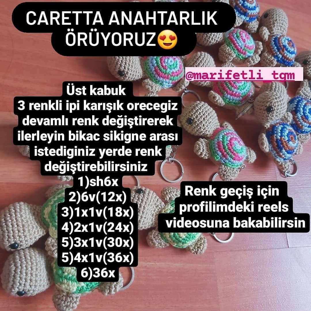 CARETTA ANAHTARLIK ÖRÜYORUZ 😍