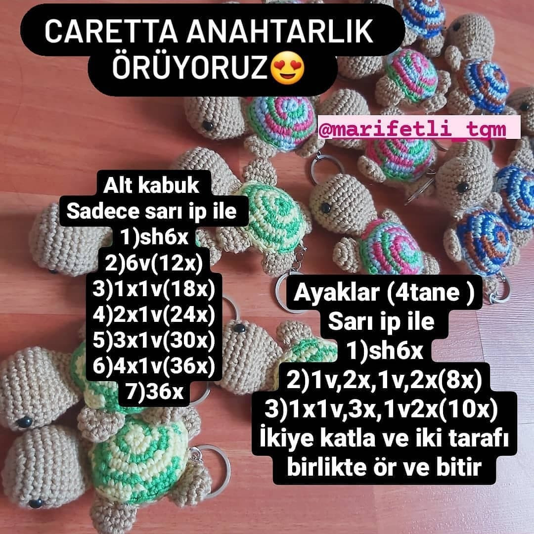 CARETTA ANAHTARLIK ÖRÜYORUZ 😍