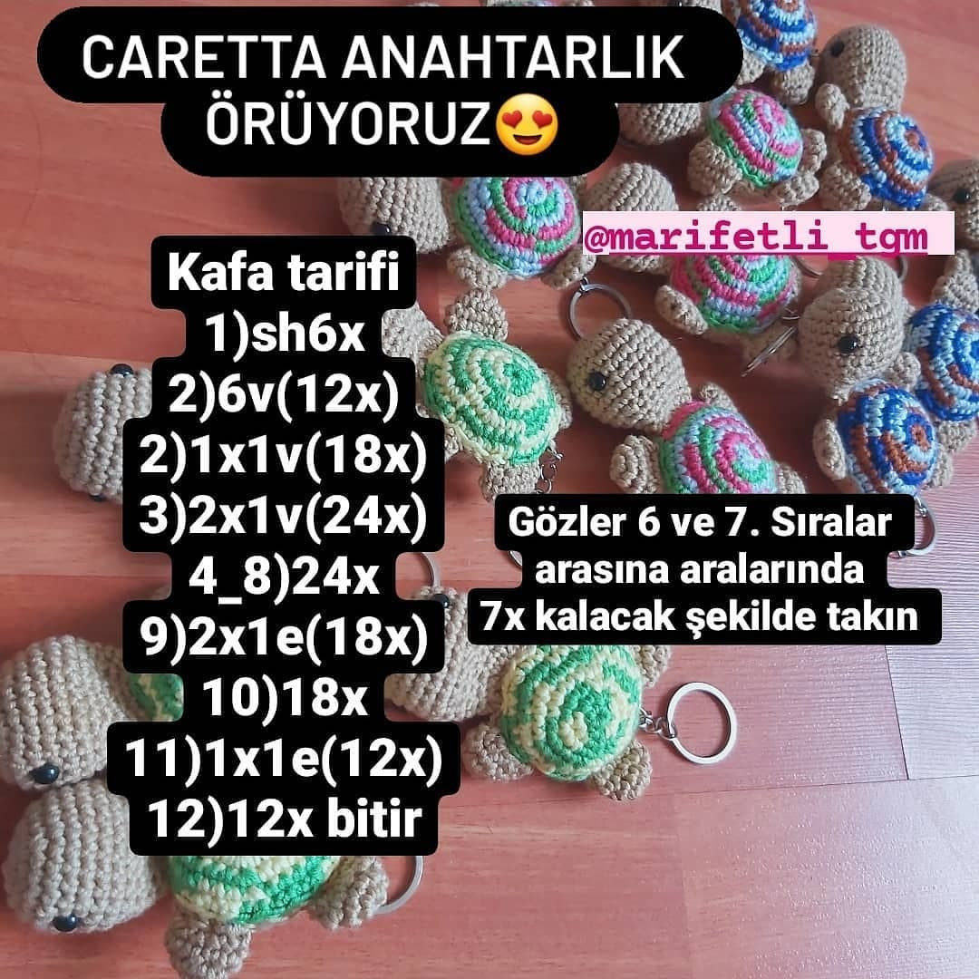 CARETTA ANAHTARLIK ÖRÜYORUZ 😍