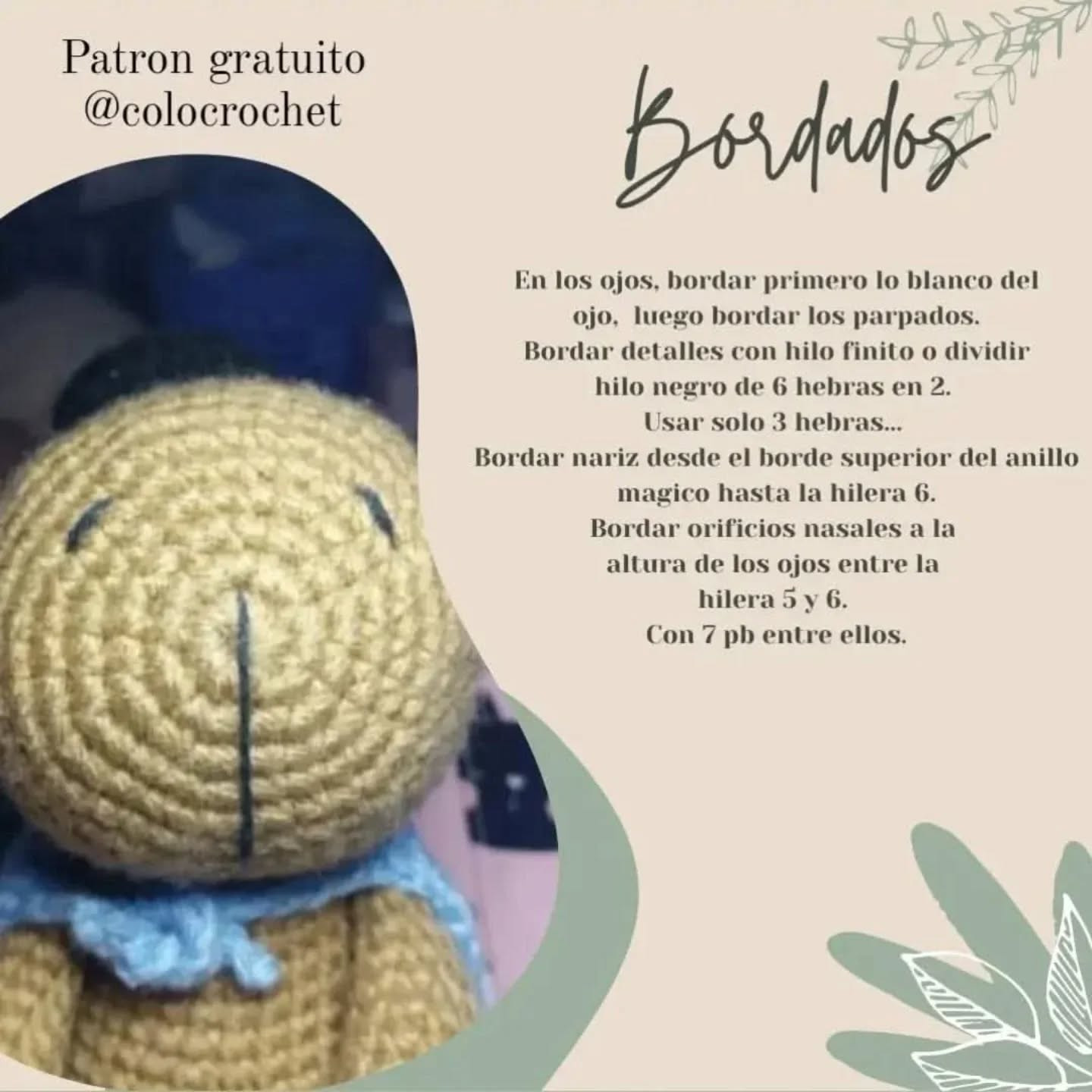 Carpinchito amigurumi: patrón gratuito disponible