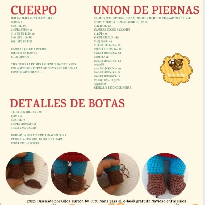 Cascanueces navideño: patrón de crochet gratis