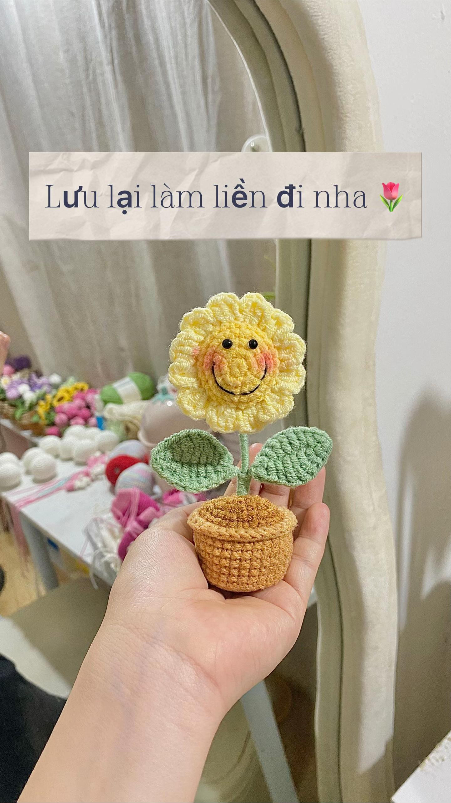 CHART HOA MẶT CƯỜI MINI XINH XẮN