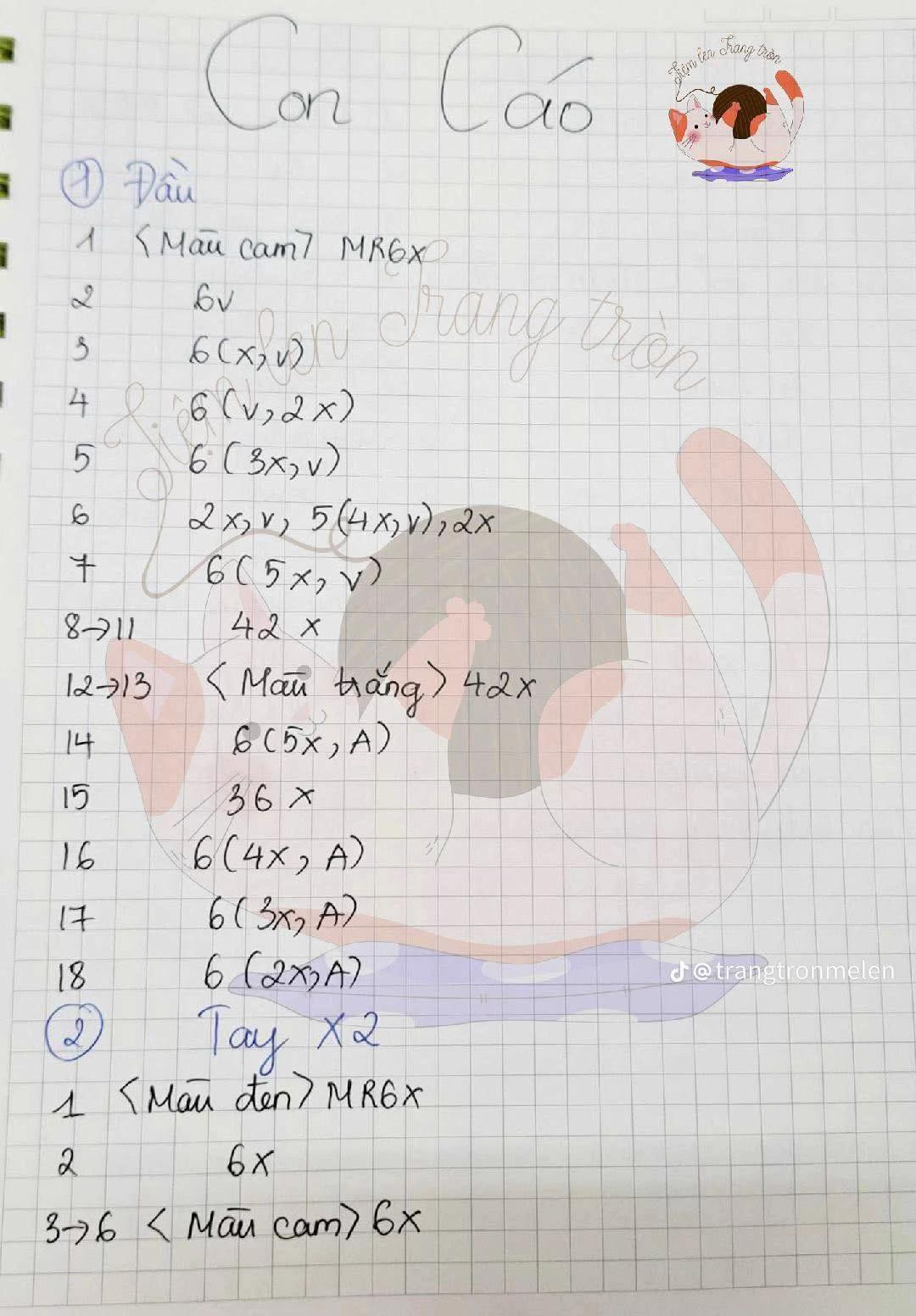 chart móc khóa con cáo màu cam