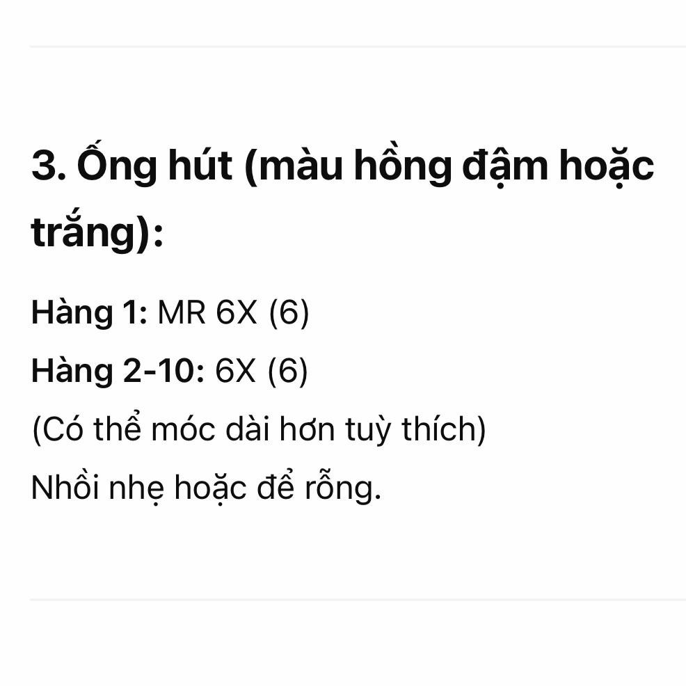 Chart móc len ly trà sữa trân châu dễ thương và sinh động