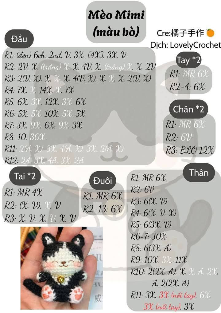 chart móc mèo mimi