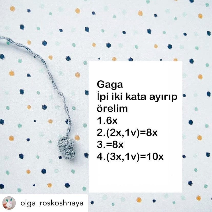 Cici Kuşlar Bölüm 1: Ücretsiz Tığ işi Tarifi
