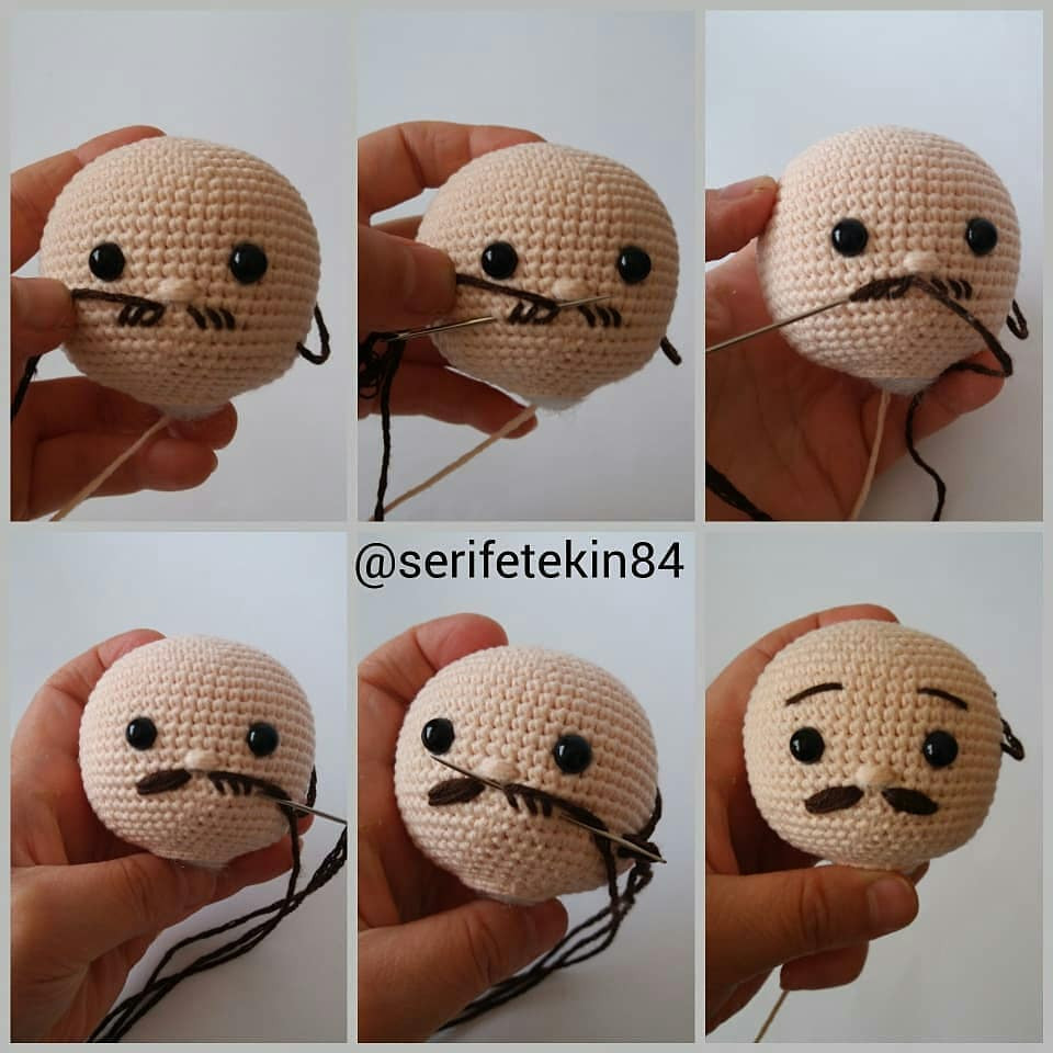 Çiftçi Amca Amigurumi Tığ İşi Şeması