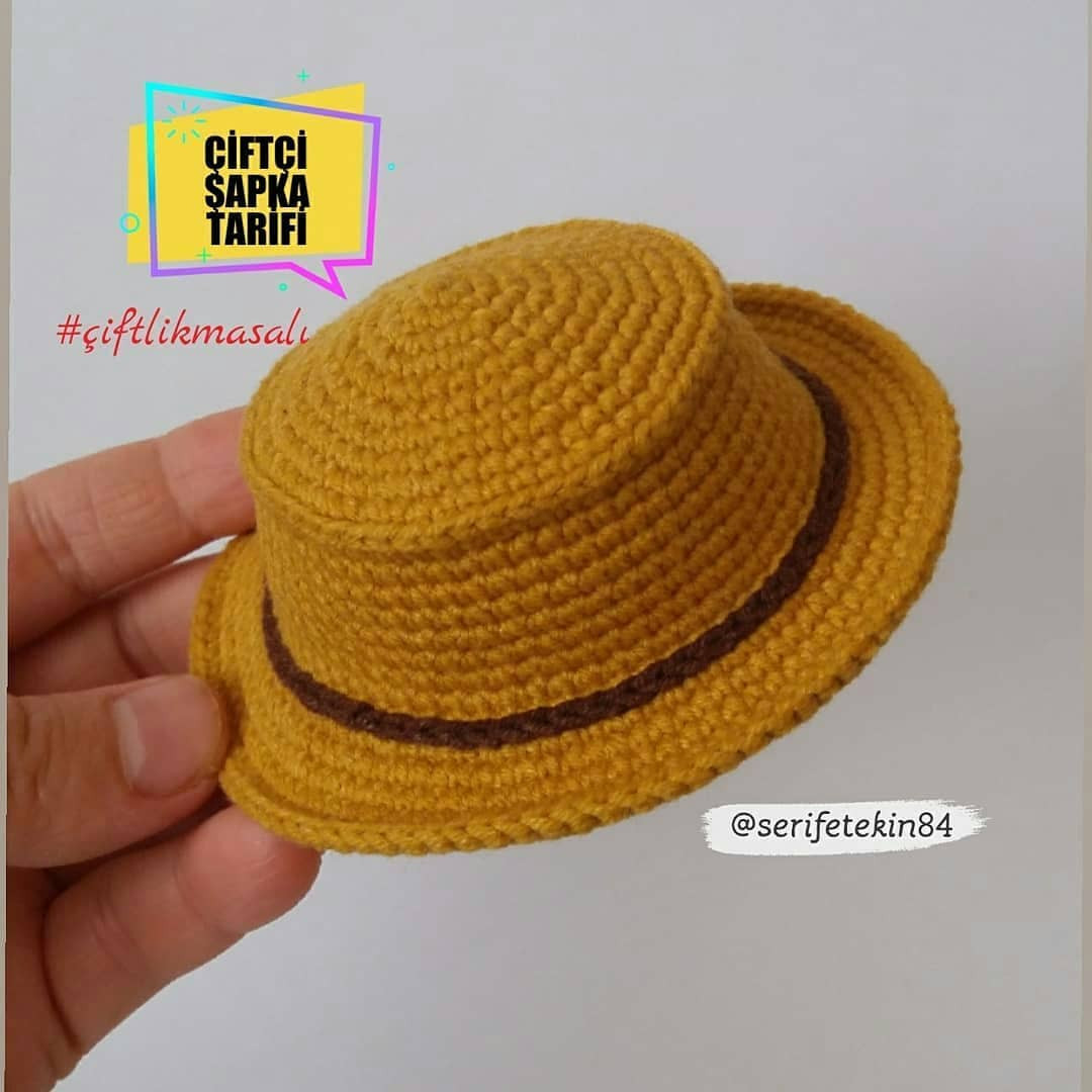 Çiftçi Amca Amigurumi Tığ İşi Şeması