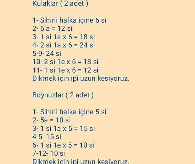 Çingirak Bebek Zirafası Tığ İşi Modeli