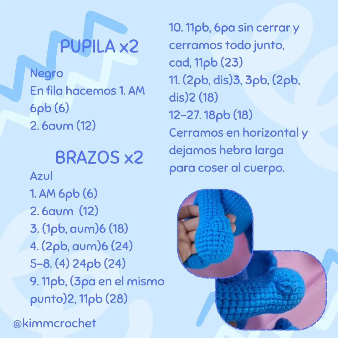 COME GALLETAS amigurumi de 25cm: Patrón gratis