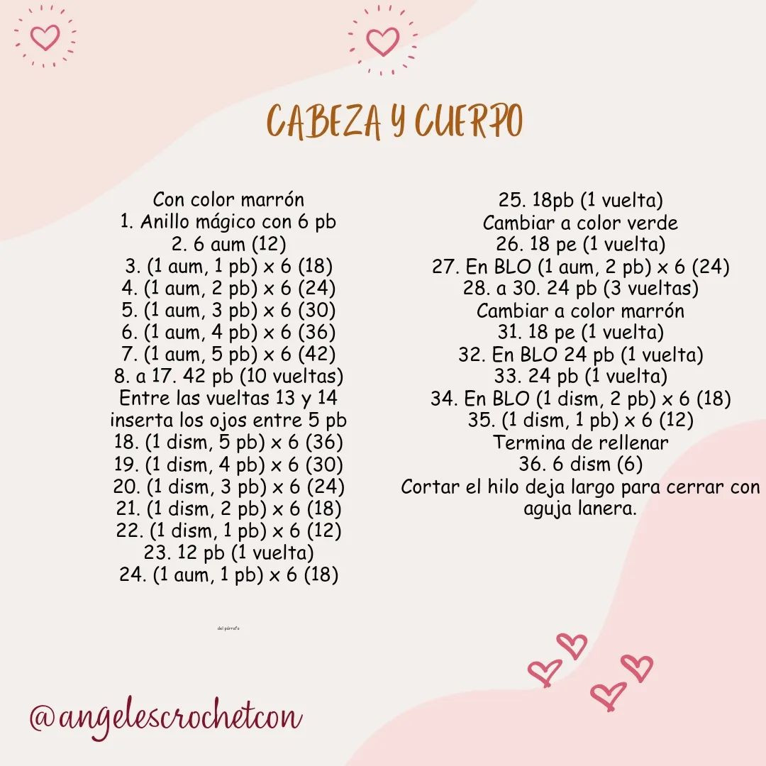 Conejita Anita: Patrón de Amigurumi Gratis