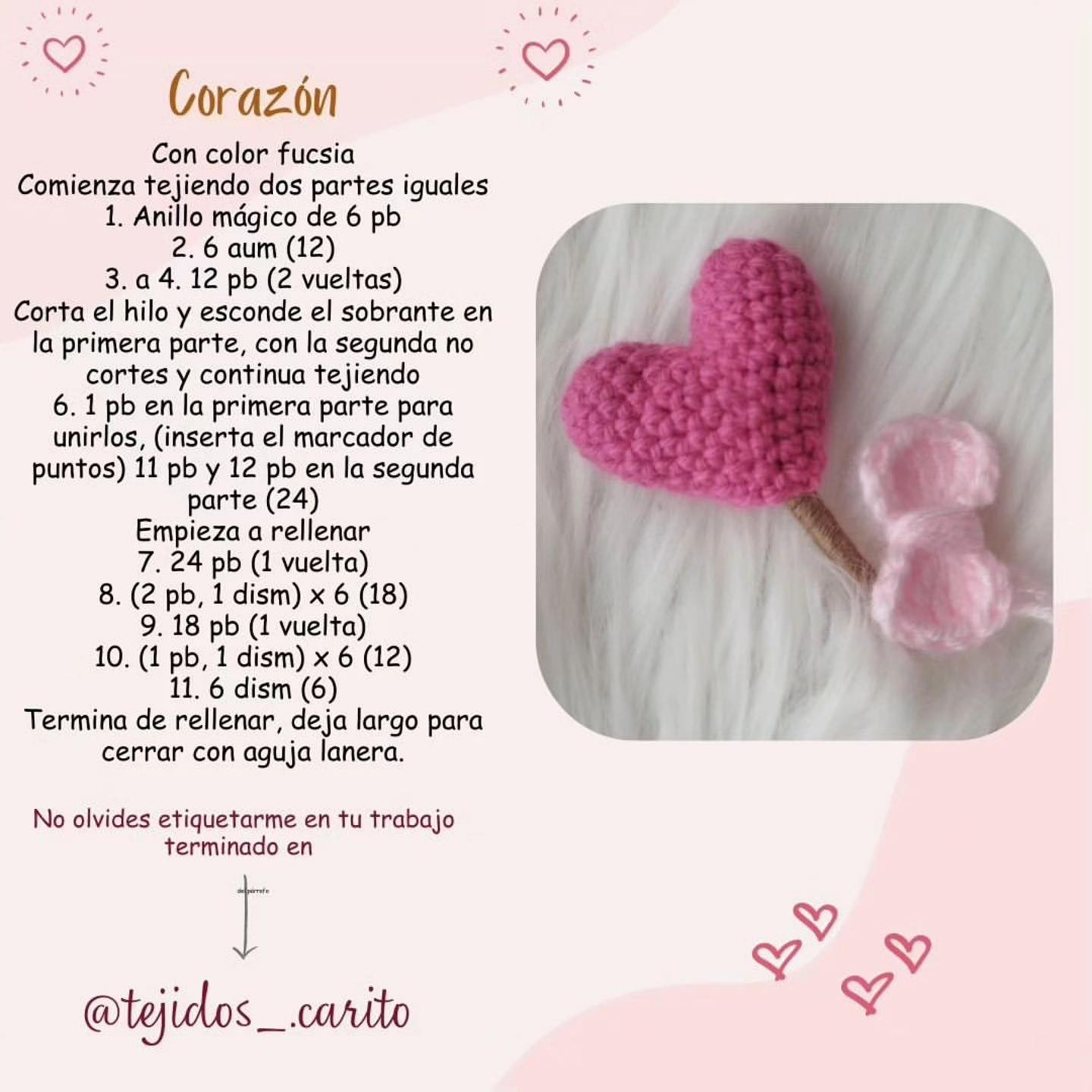 Conejita Anita: Patrón de Amigurumi Gratis