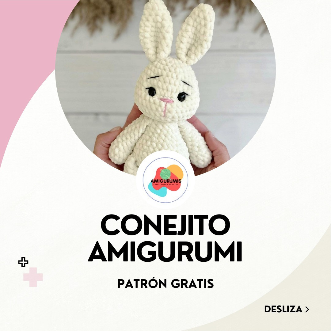 CONEJITO AMIGURUMI: Patrón gratuito fácil
