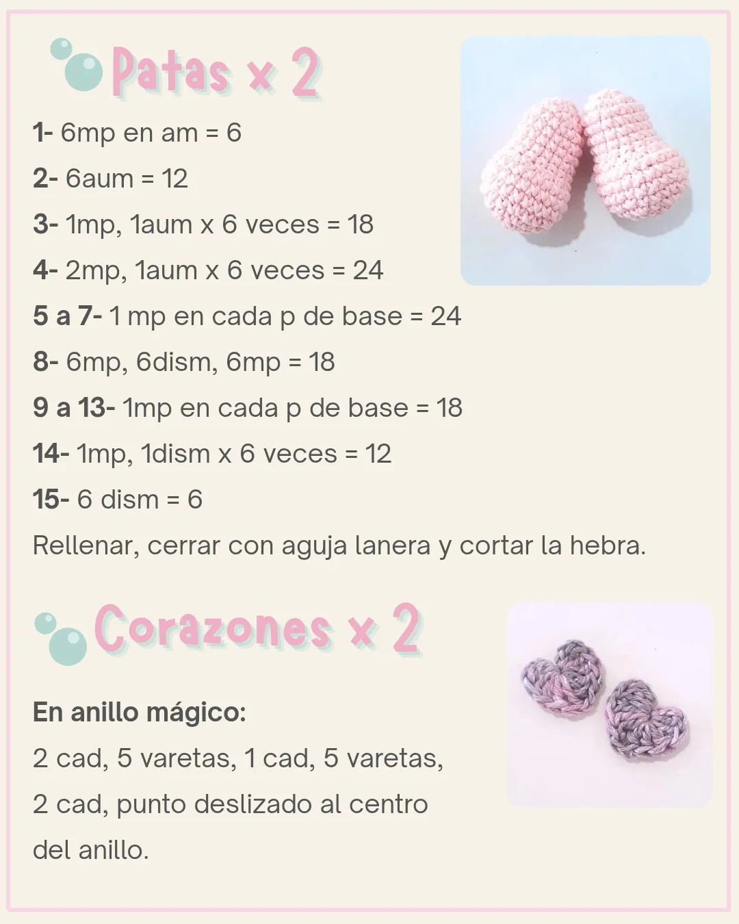 Conejito Burbuja: Patrón de crochet gratis