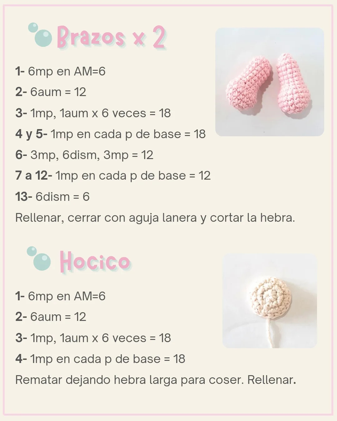 Conejito Burbuja: Patrón de crochet gratis