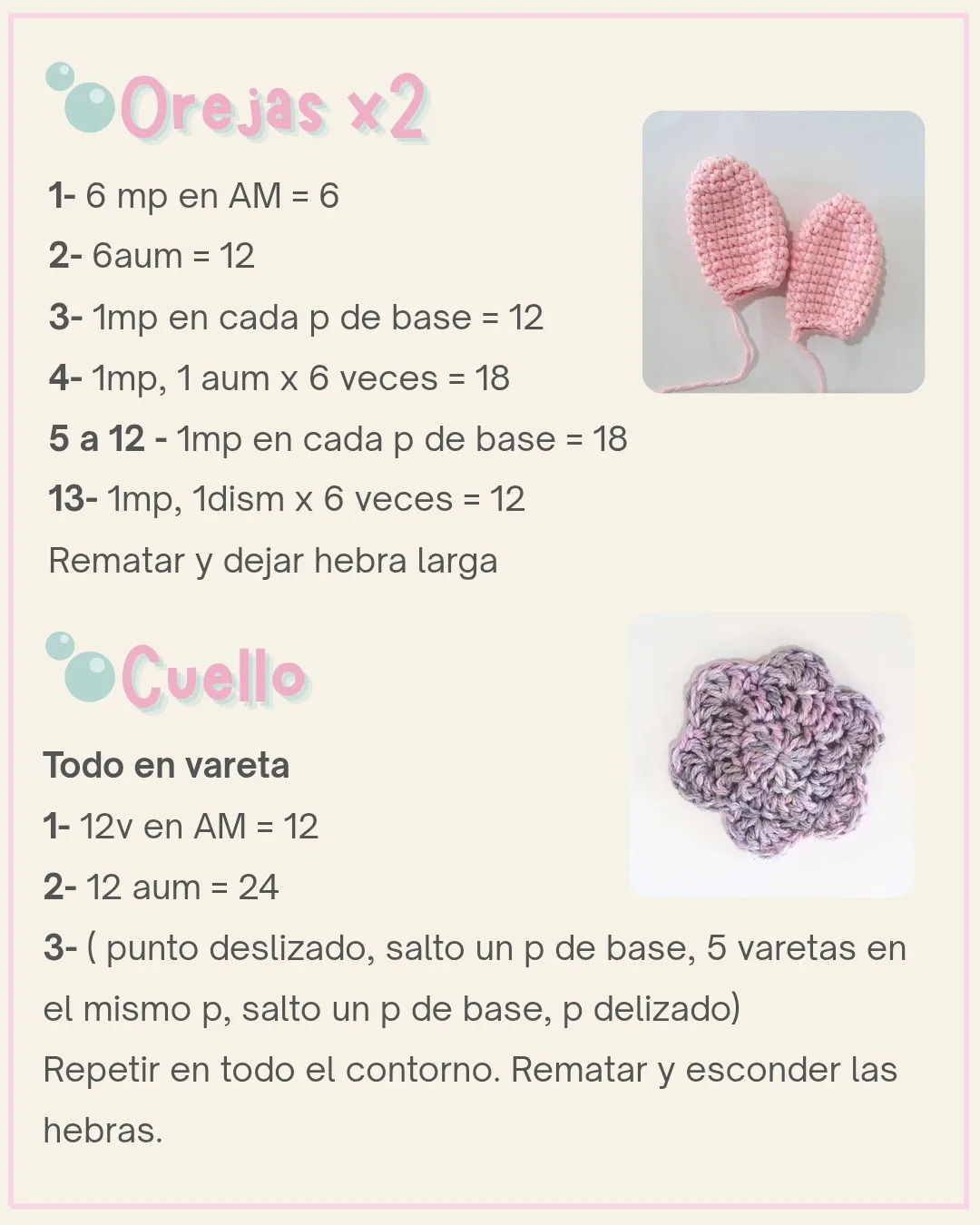 Conejito Burbuja: Patrón de crochet gratis