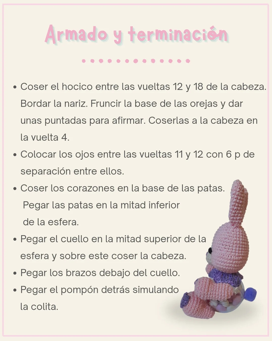 Conejito Burbuja: Patrón de crochet gratis