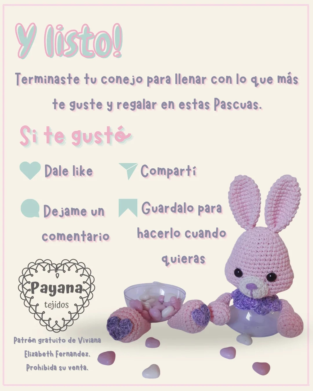 Conejito Burbuja: Patrón de crochet gratis