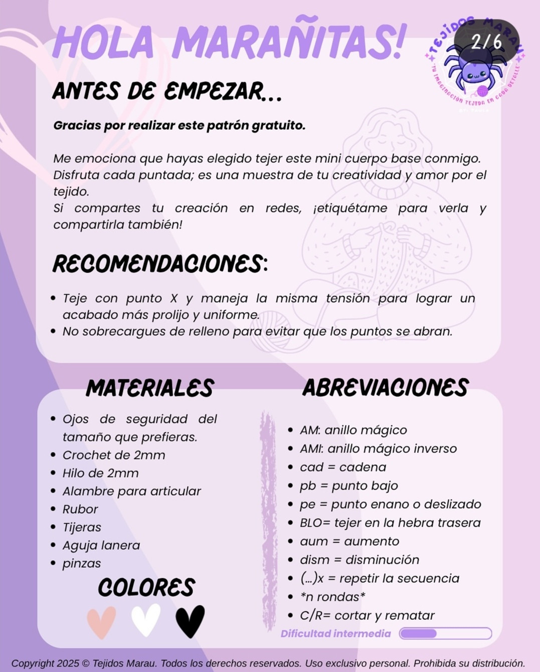 Cuerpo Base Mini Amigurumi: Patrón Gratis