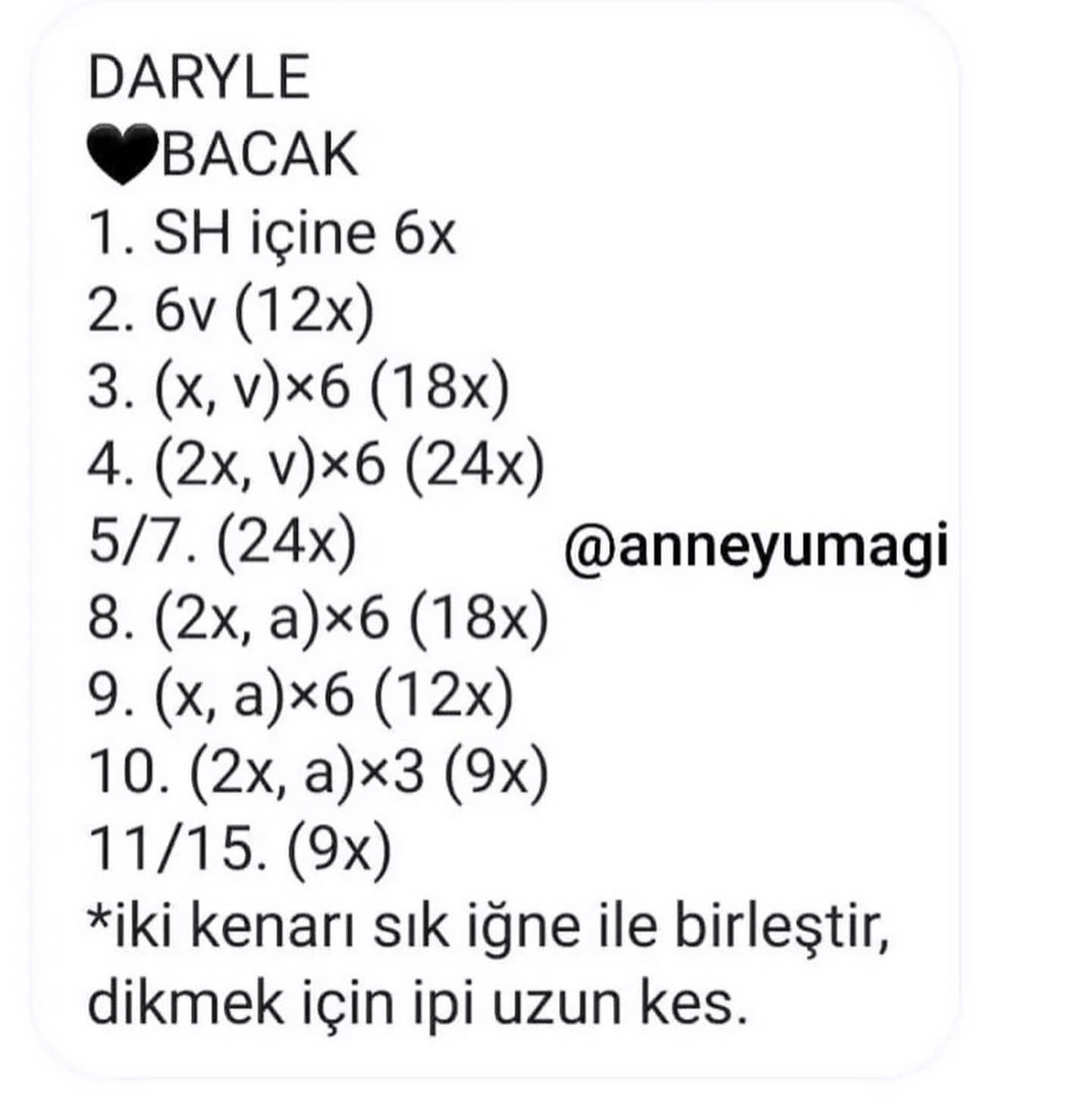 DARYLE ÜCRETSİZ AMIGURUMI ŞAPKA VE BEBEK TARİFİ