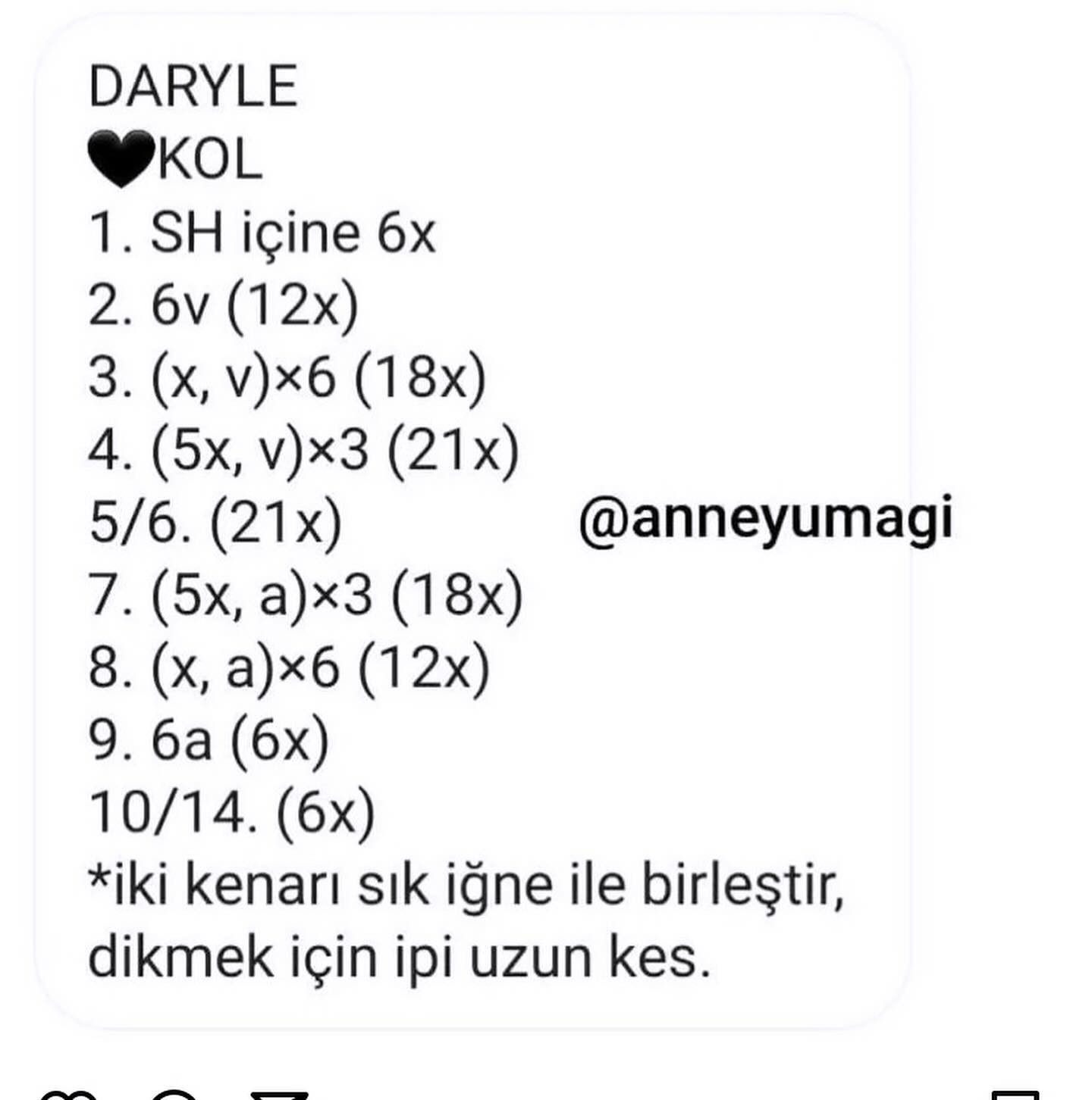 DARYLE ÜCRETSİZ AMIGURUMI ŞAPKA VE BEBEK TARİFİ