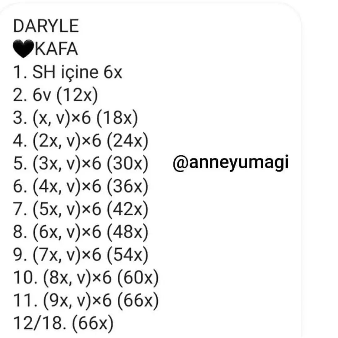 DARYLE ÜCRETSİZ AMIGURUMI ŞAPKA VE BEBEK TARİFİ