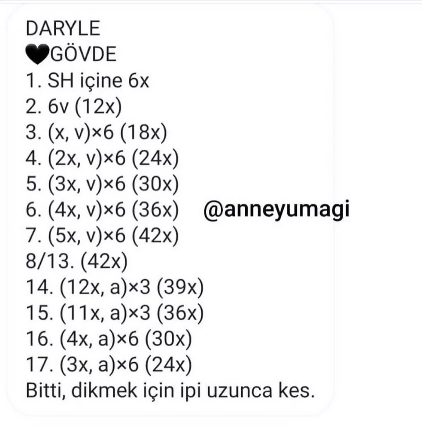 DARYLE ÜCRETSİZ AMIGURUMI ŞAPKA VE BEBEK TARİFİ