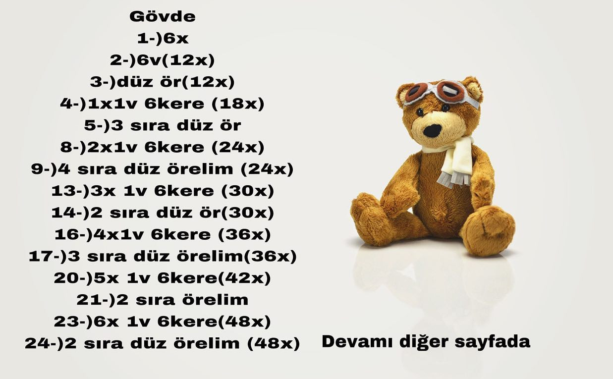 Deniz Kızı Amigurumi Şeması