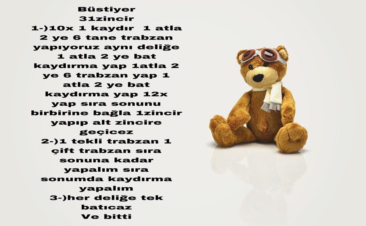 Deniz Kızı Amigurumi Şeması