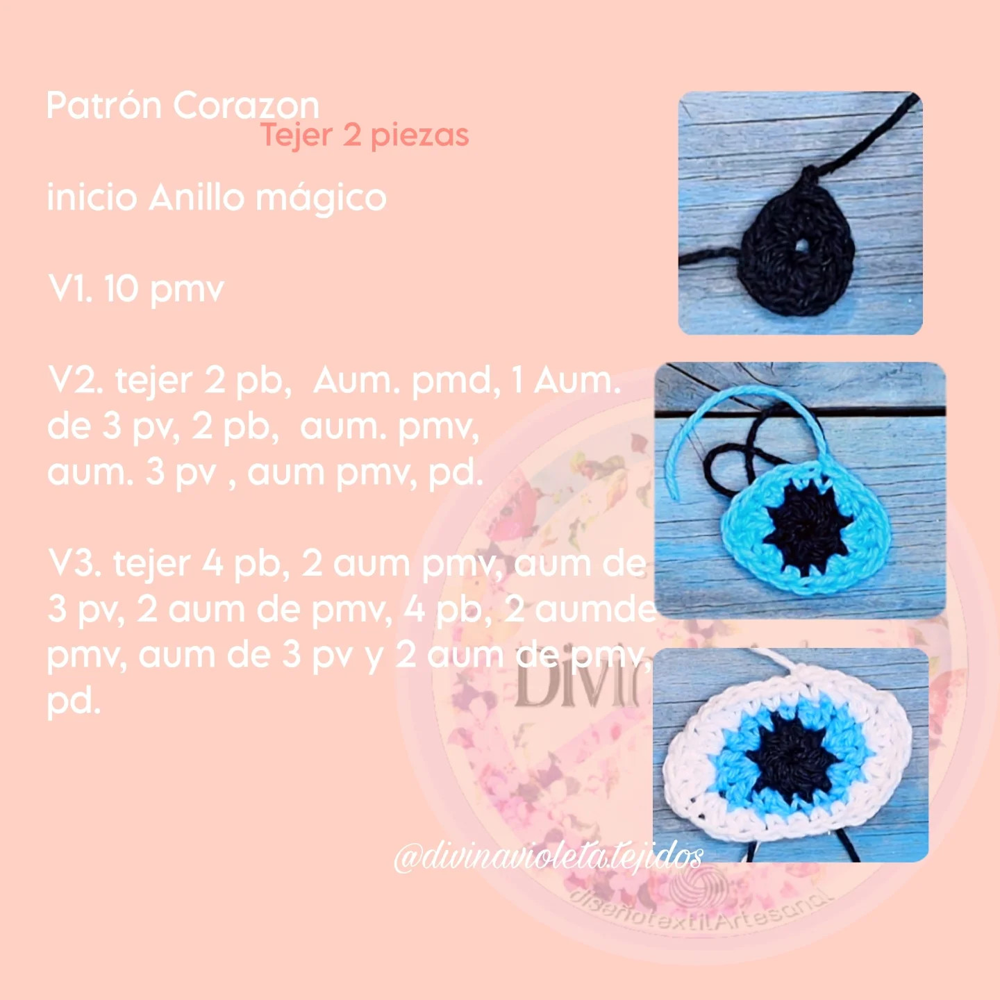 Diseño Corazón Nazar: Patrón Amigurumi Gratis