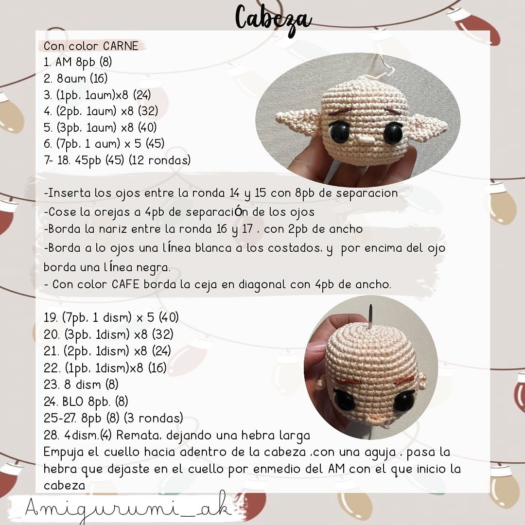 Duende navideño: patrón de amigurumi gratis