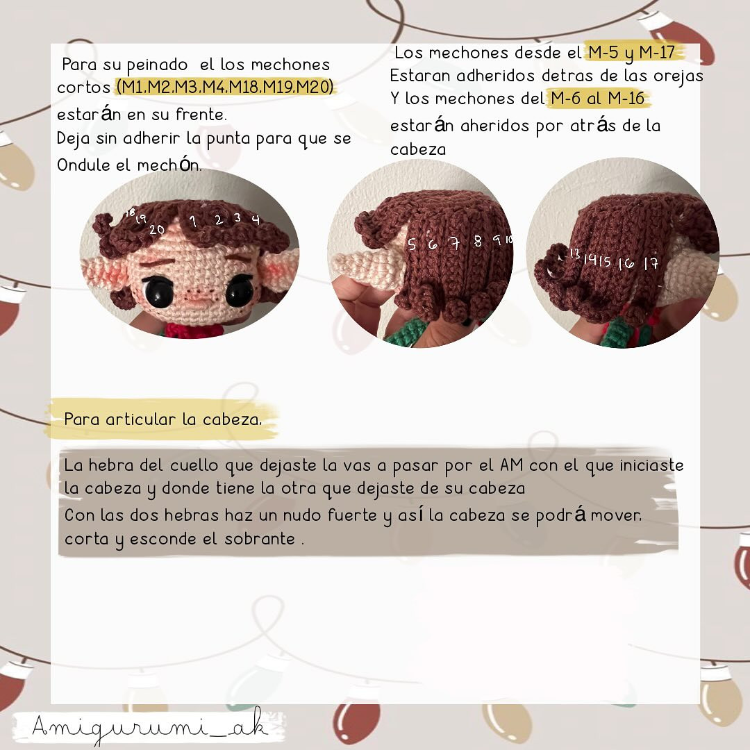 Duende navideño: patrón de amigurumi gratis