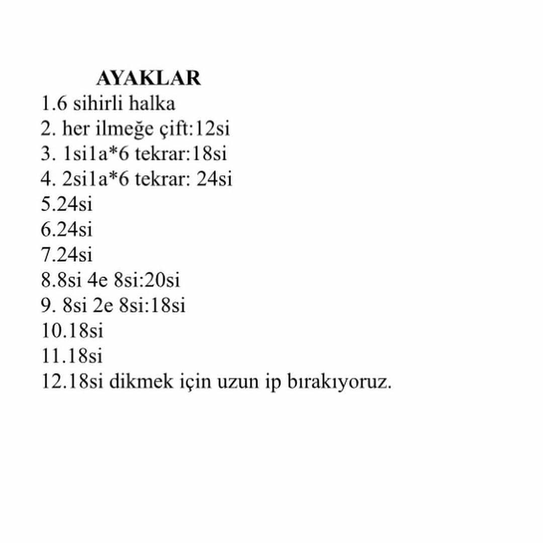 Duman Köpeği Tığ İşi Şeması