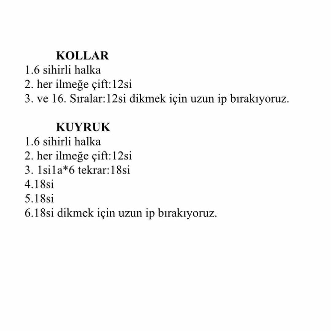 Duman Köpeği Tığ İşi Şeması