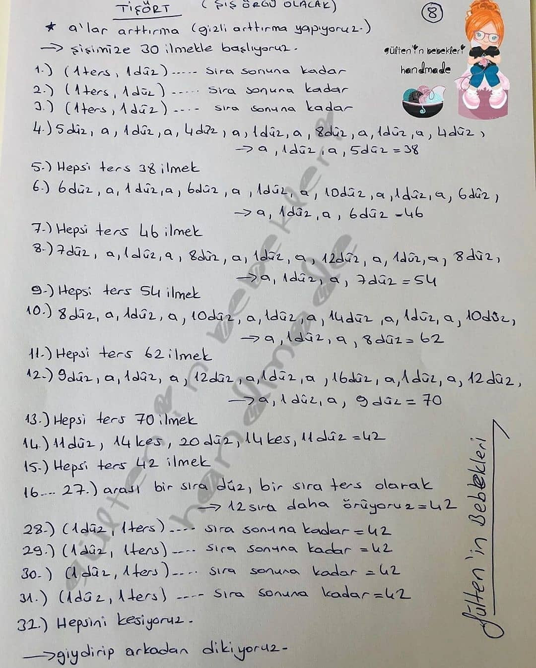 Eflatun Bebek Amigurumi Şeması