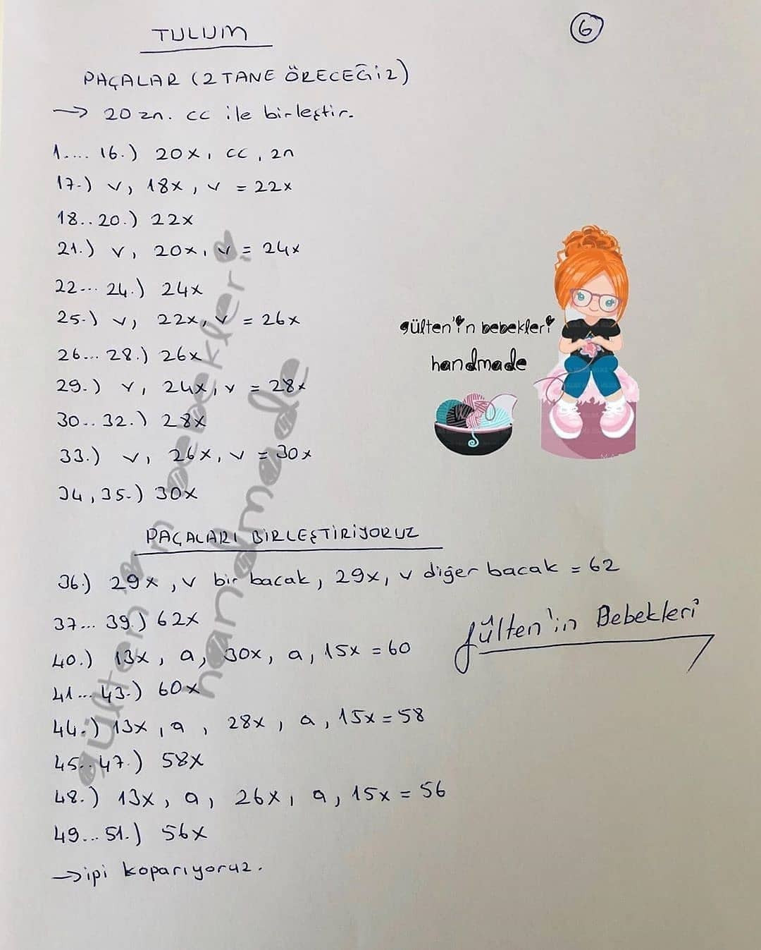 Eflatun Bebek Amigurumi Şeması