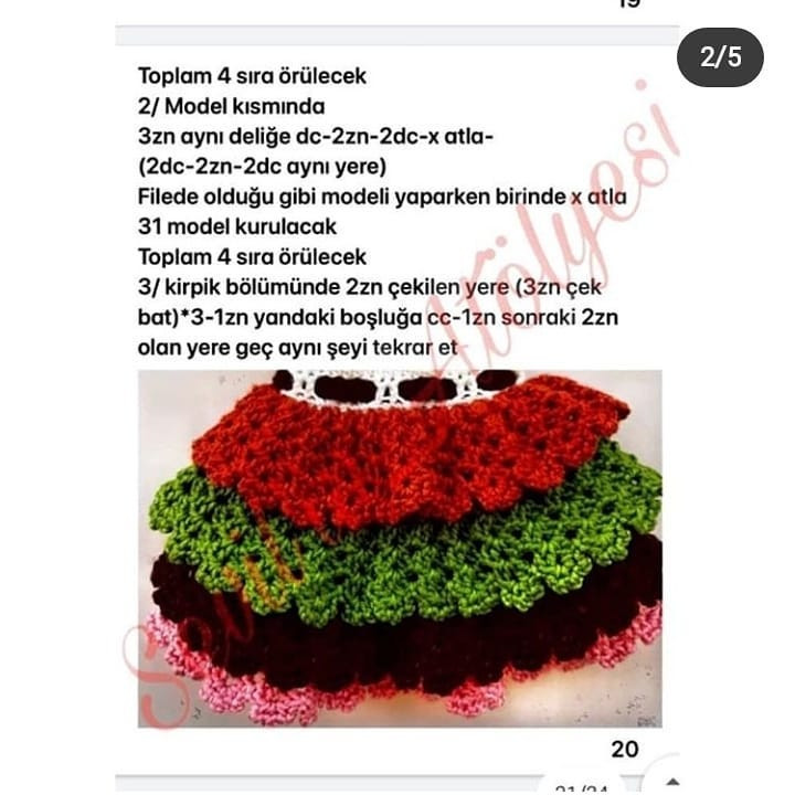 Esmer Kız Amigurumi Şeması