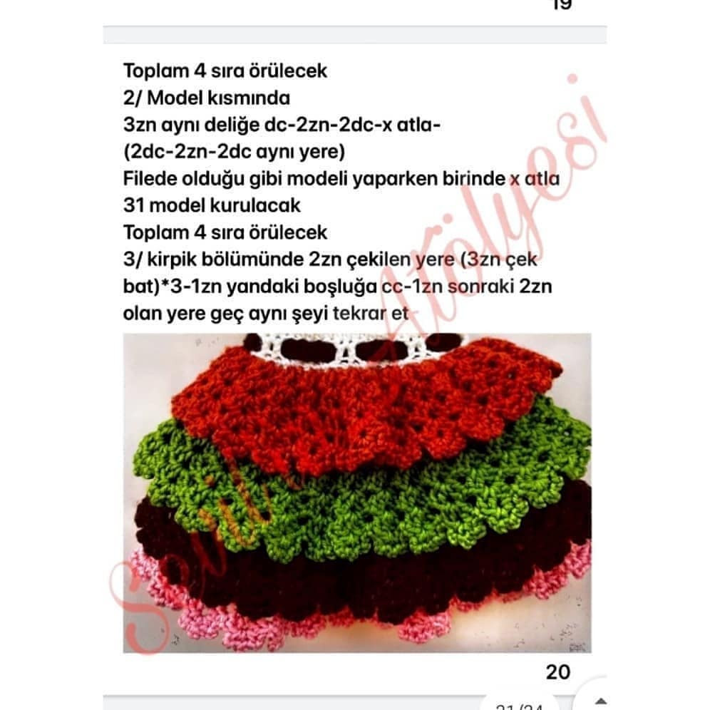 Esmer Kız Amigurumi Şeması