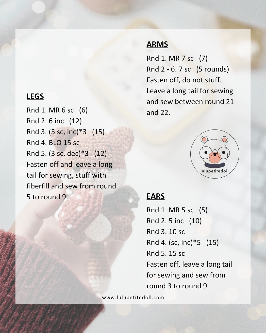 Free Crochet Pattern: Adorable Little Fox