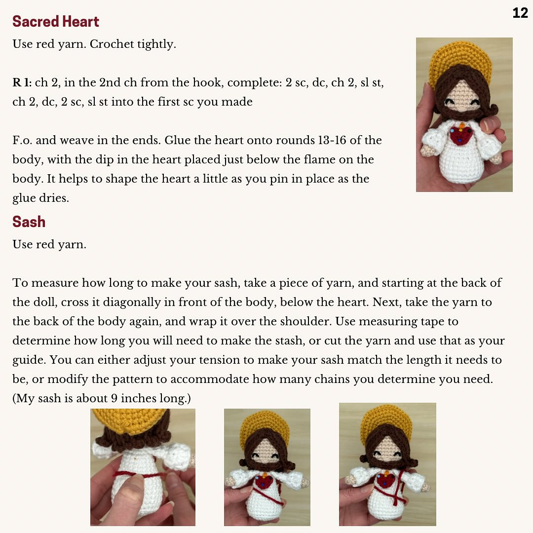 Free Crochet Pattern: Adorable Little Jesus Amigurumi