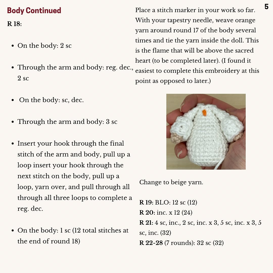 Free Crochet Pattern: Adorable Little Jesus Amigurumi