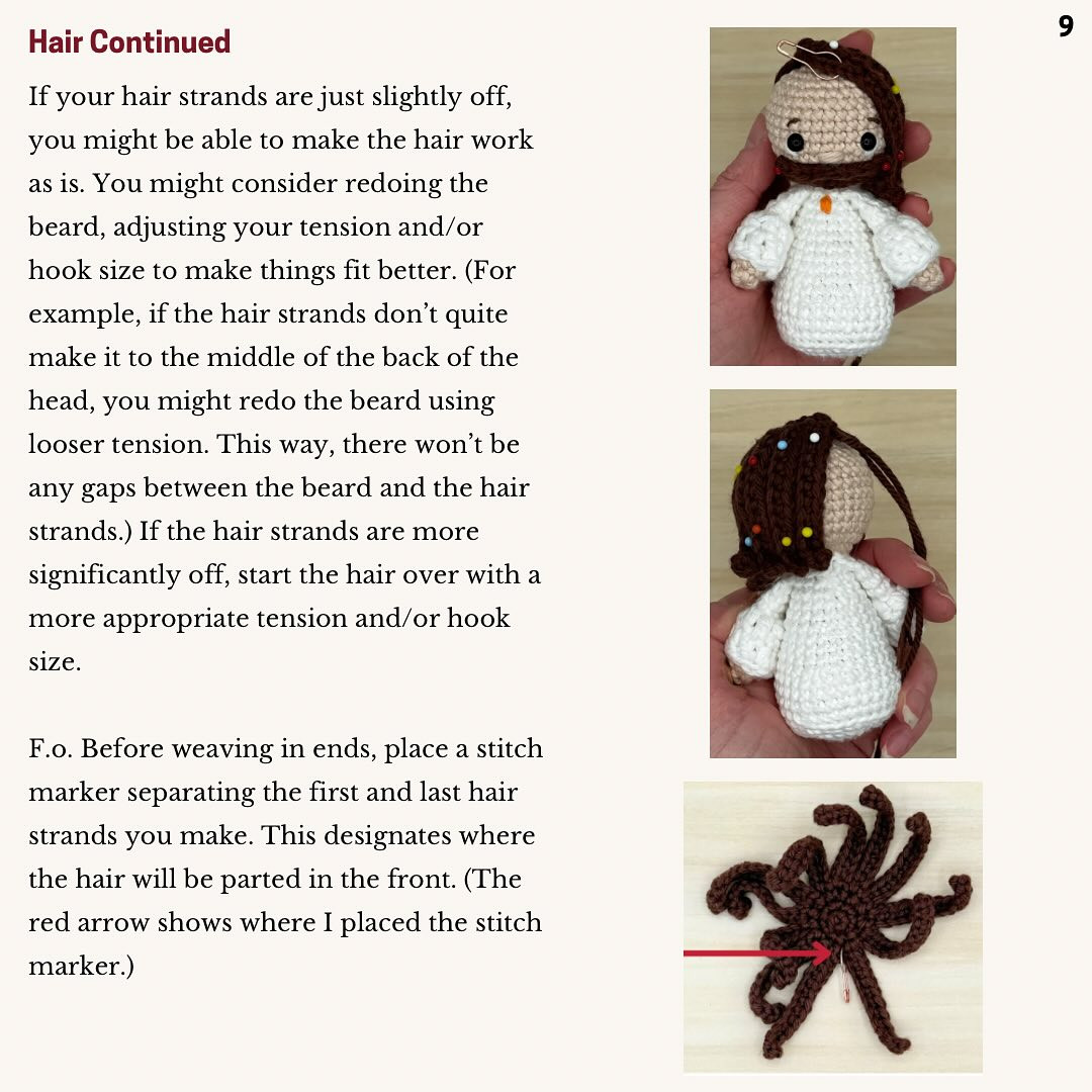 Free Crochet Pattern: Adorable Little Jesus Amigurumi