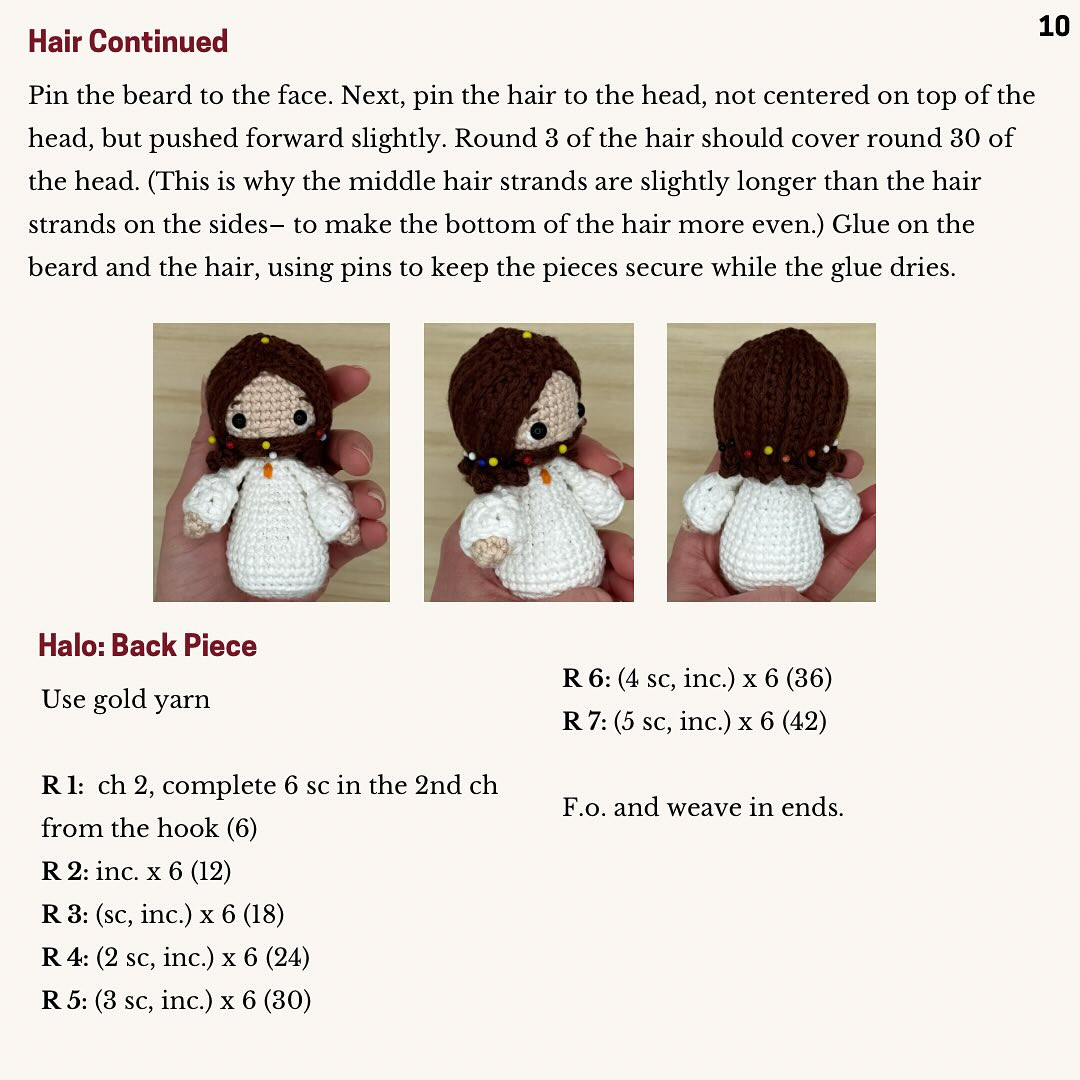 Free Crochet Pattern: Adorable Little Jesus Amigurumi