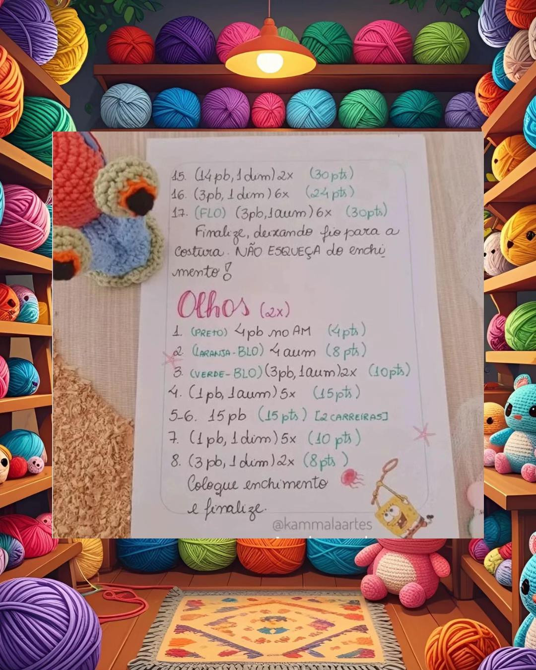 GARY - Receita gratuita de amigurumi caracol