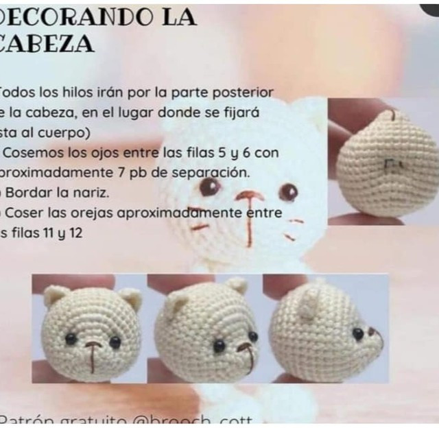 Gatito amigurumi: ¡patrón listo!