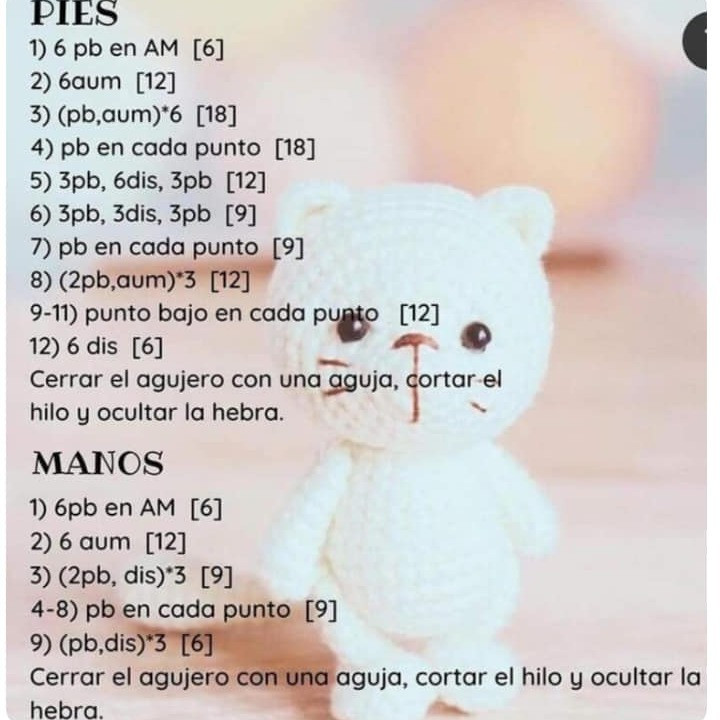 Gatito amigurumi: ¡patrón listo!