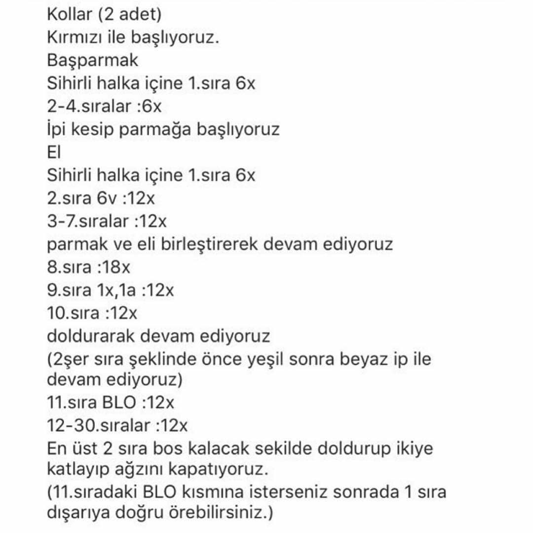 Geçiği Tığ İşi Şeması