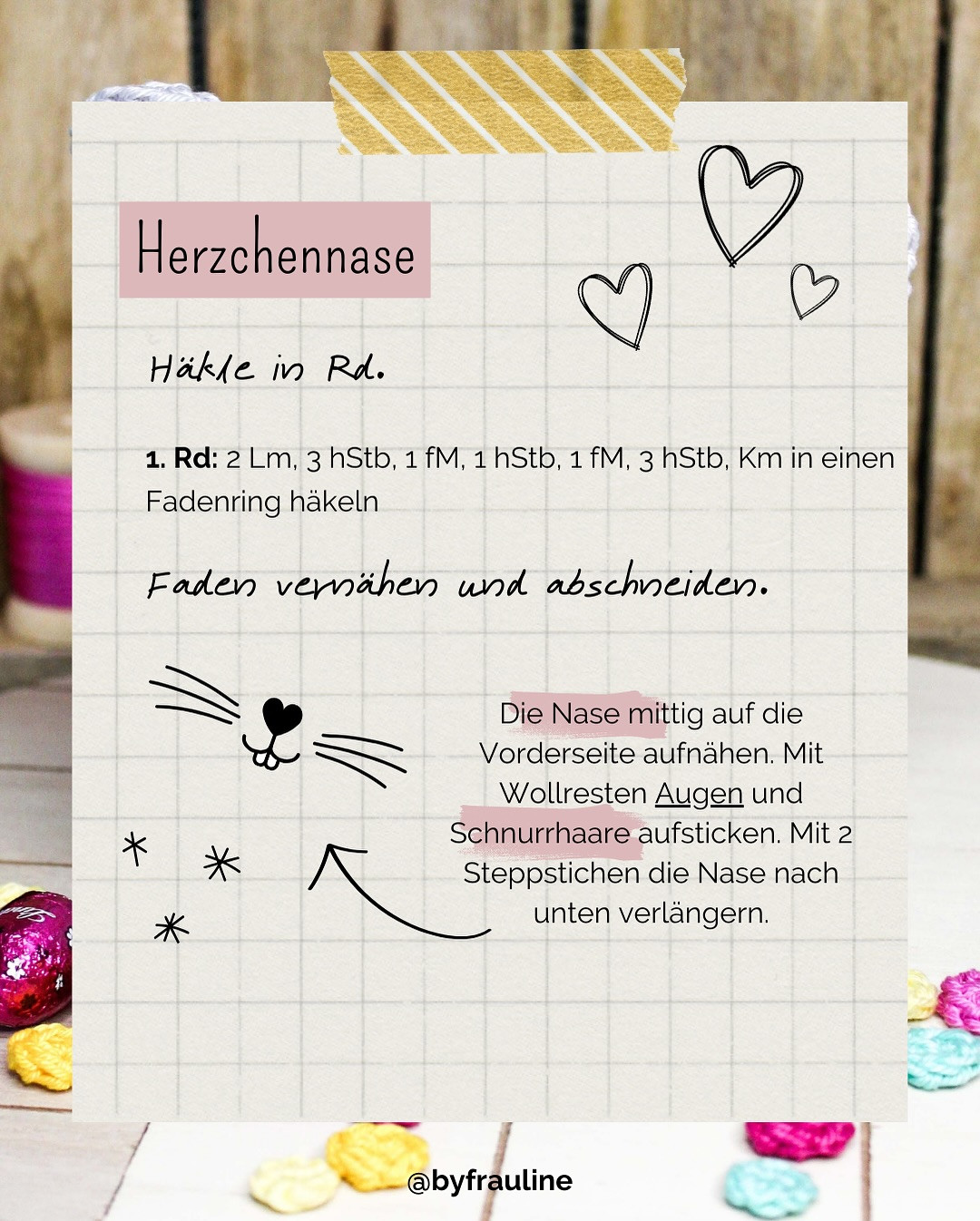 Germans: Osterhasenkorb Häkelanleitung: Kostenloses Muster